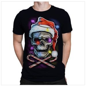 Skull and Cross Canes Black T Shirt